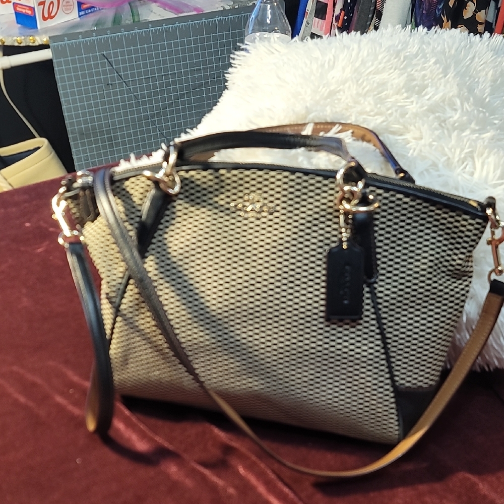 Med Coach Kelsey Lagacy Jaquard Satchel